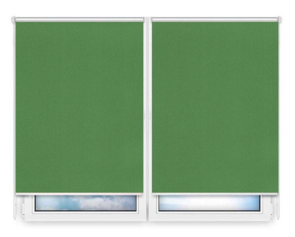 Рулонные шторы Мини Металлик-темно-зеленый цена. Купить в «Мастерская Жалюзи»